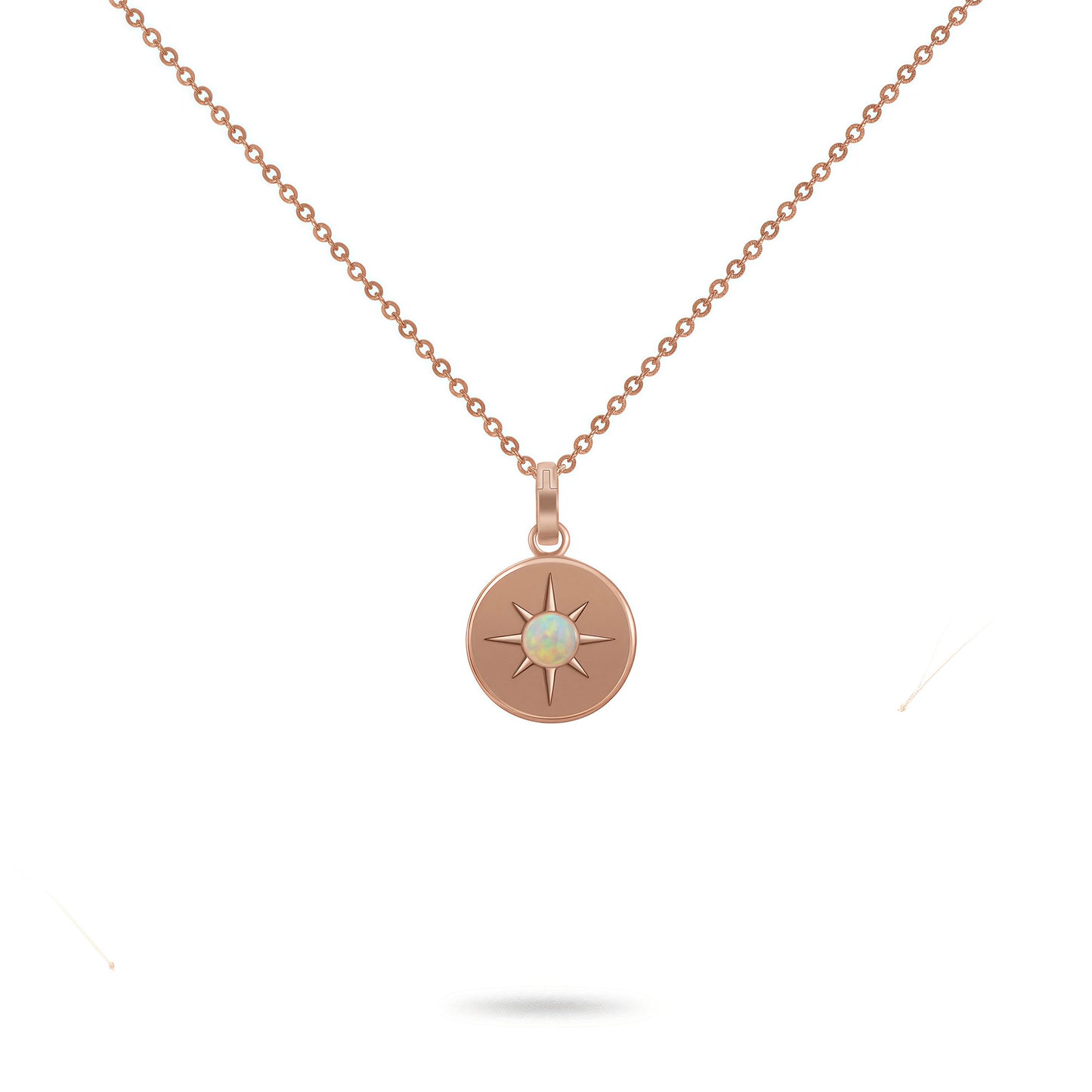 Birthstone Necklace February Amethyst Solid 18K Gold