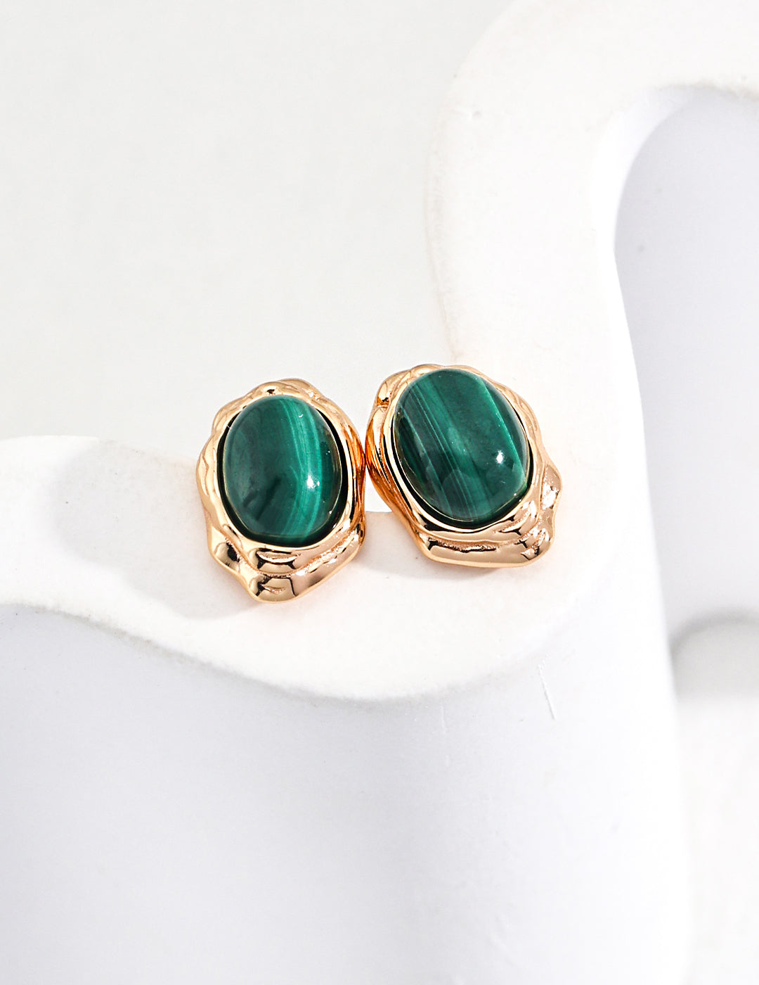 Sunyata Organically Shaped Malachite Ring