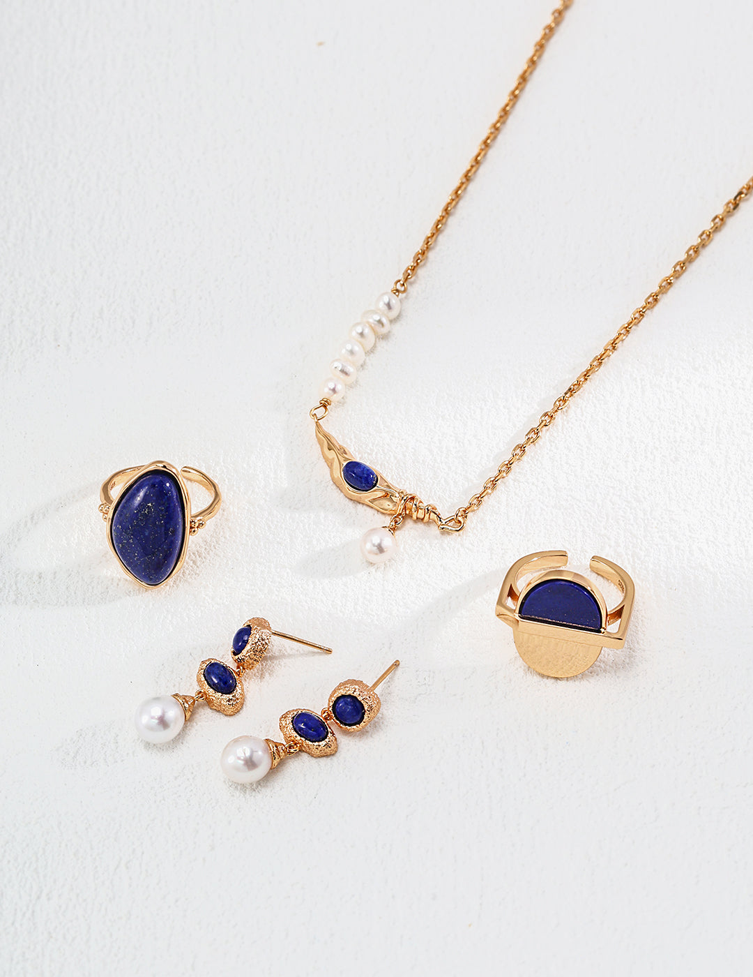Sunyata Organically Shaped Lapis Lazuli Ring