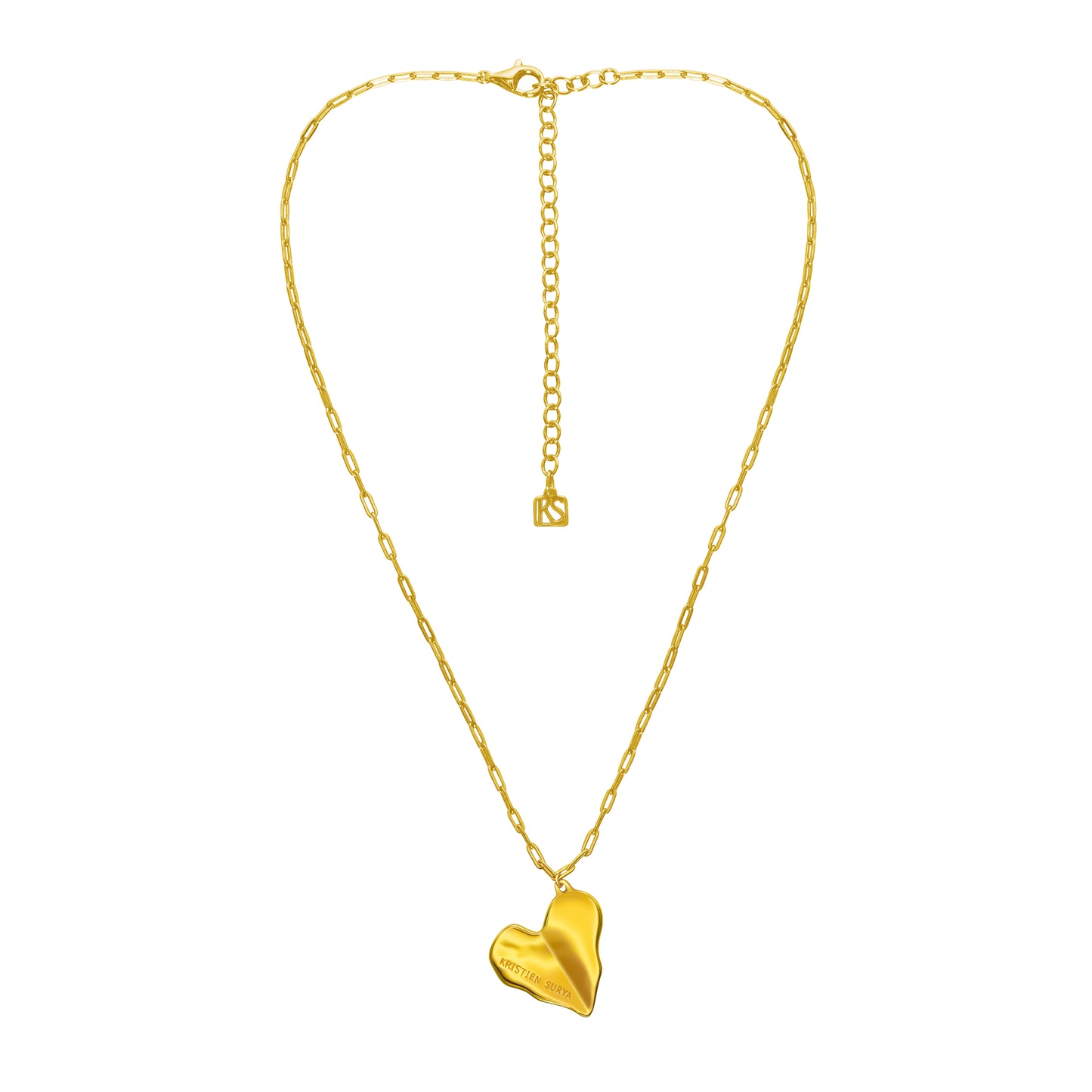 Sunyata Organically Shaped Heart Necklace