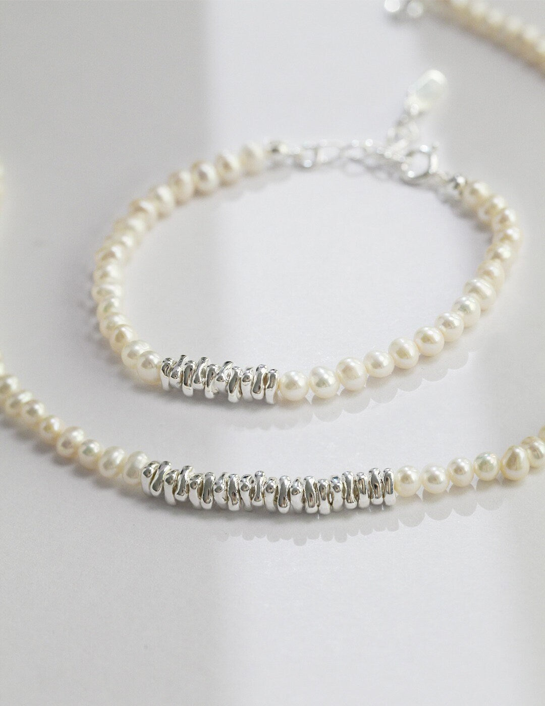 Freshwater Pearls Gold Beaded Gift Set