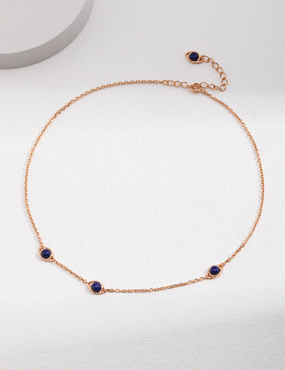Sunyata Lapis Lazuli Eyes Necklace