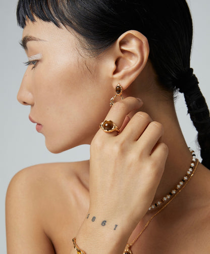 Sunyata Tiger's Eye Ring