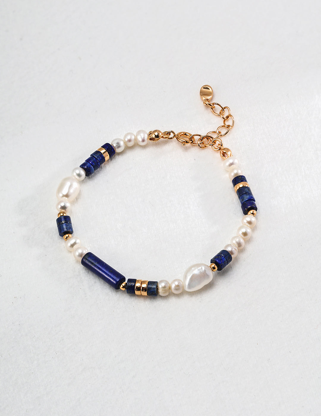 Sunyata Lapis Lazuli Pearl Beaded Bracelet