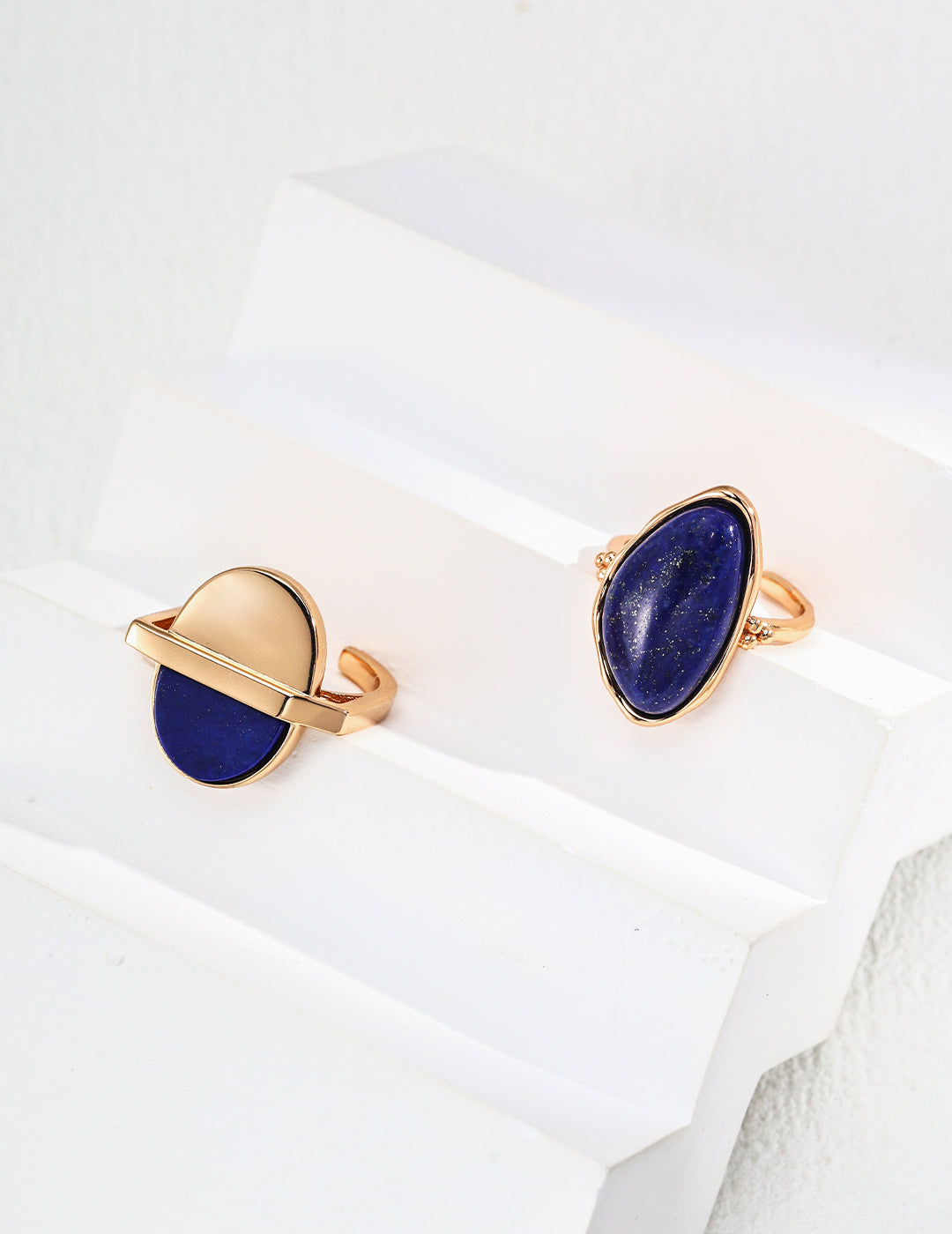 Sunyata Organically Shaped Lapis Lazuli Ring