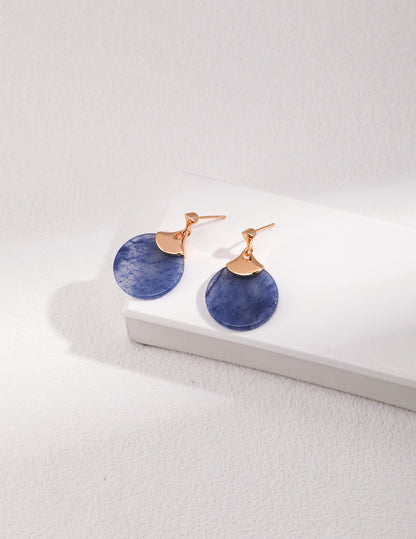 Sunyata Blue Aventurine Earrings